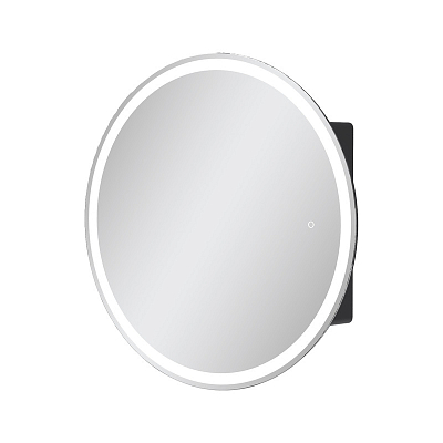 Зеркальный шкаф EQUIL Smile LED D700 подвесной графит софт 400_400_2891114